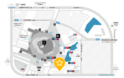BALLPARK TAKIBI TERRACE ALLPAR的位置