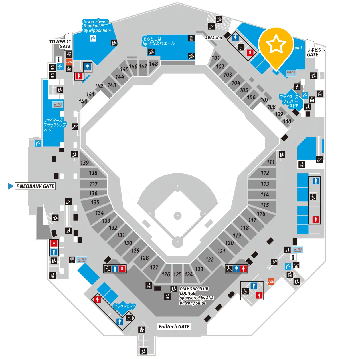 FIGHTERS AMUSEMENT CORNER的位置